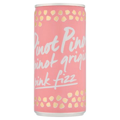 Pinot Pinot pink fizz 200ml can - British product