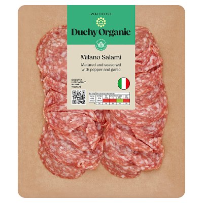 Duchy Organic dry cured Milano salami 70g (British brand)