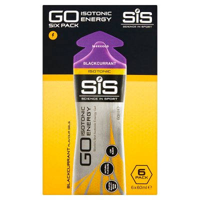 SiS GO isotonic energy gel Blackcurrant 6x60ml - British product