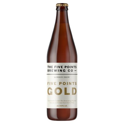 Five Points Gold golden ale 500ml, UK version
