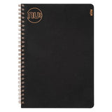 Nu Kraft A5 wire-bound notebook black, UK version