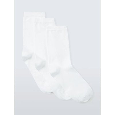White ankle high socks 3 pack, imported from the UK