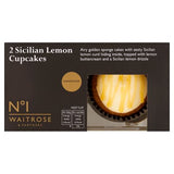 Waitrose Sicilian lemon cupcakes pack of 2, UK version