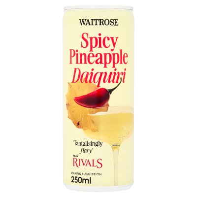 Waitrose spicy pineapple daiquiri cocktail 250ml, UK version