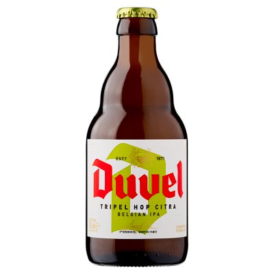 Duvel Tripel Hop Citra Belgian IPA 330ml, imported from the UK