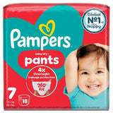 Pampers Baby Dry nappy pants size 7 16 count (British brand)