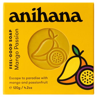 Anihana Feel-Good Mango Passion soap bar 120g, UK version