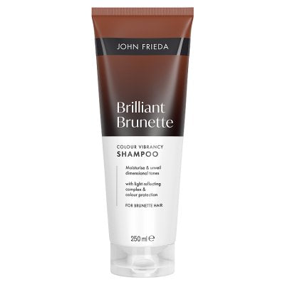 John Frieda brilliant brunette colour vibrancy shampoo 250ml, UK version