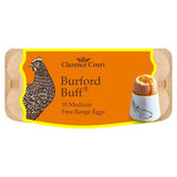 Clarence Court Burford Buff medium eggs 10-pack, imported from the UK