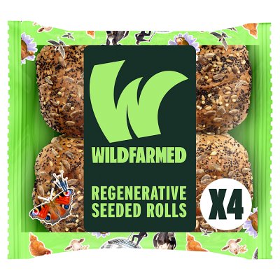 Wildfarmed multiseed bread rolls 264g - British product