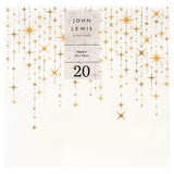Talking Tables celebration stars napkins 33cm 20 pack (British brand)