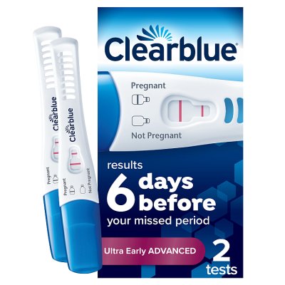 Clearblue Ultra Early Advanced pregnancy test 2-pack - British product