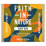 Faith in Nature Grapefruit & Orange soap bar 100g - British product