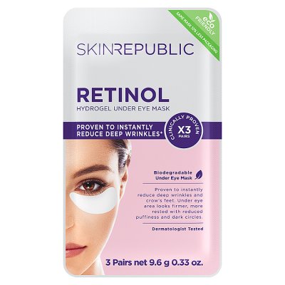 Skin Republic retinol under-eye mask 3 pack (British brand)