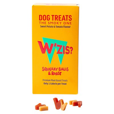 W'zis Squeeky Balls and Roast dog treats 35g (British brand)