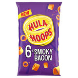Hula Hoops smoky bacon crisps multipack 6x24g (British brand)