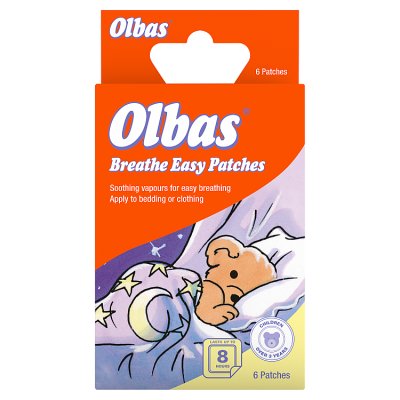 Olbas Breathe Easy vapour patches 6s - British product