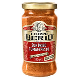 Filippo Berio sun-dried tomato pesto 190g, imported from the UK