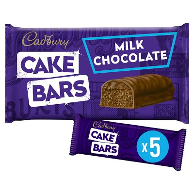 Cadbury milk chocolate cake bars 5 pack - British product