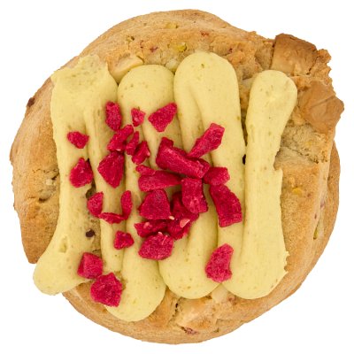 Waitrose pistachio and raspberry loaded cookie single - British product