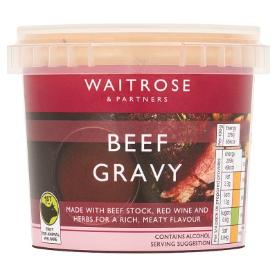 Waitrose beef gravy 300g, imported from the UK