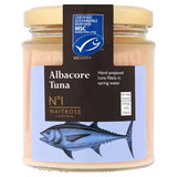 Waitrose Albacore Tuna in spring water 220g, imported from the UK