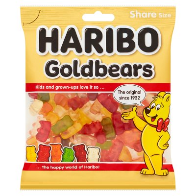 Haribo Goldbears fruit gum sweets 175g (British brand)