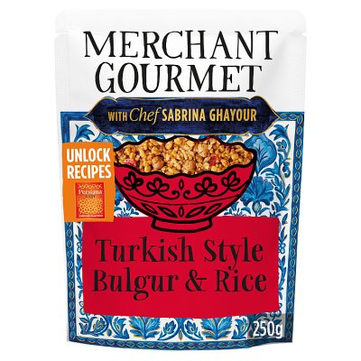 Merchant Gourmet Turkish style bulgur rice pouch 250g - British product