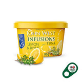 John West lemon and thyme tuna infusions 80g, UK version