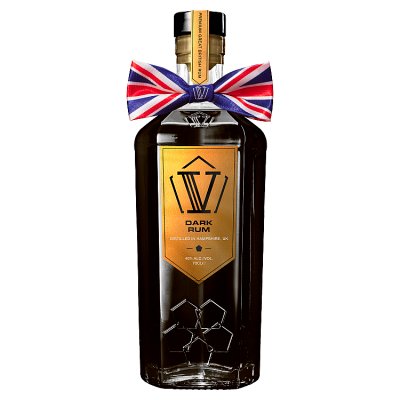 V Dark Rum 70cl, imported from the UK