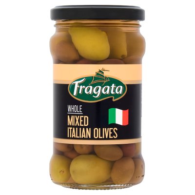 Fragata mixed Italian olives in brine 290g, British product