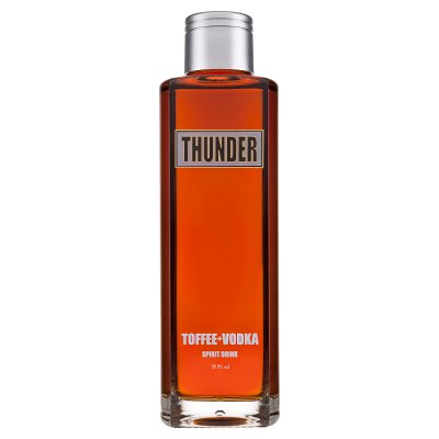 Thunder toffee vodka 70cl, imported from the UK