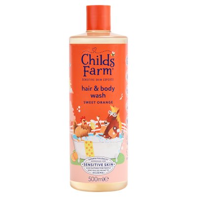 Childs Farm hair and body wash sweet orange 500ml (British brand)