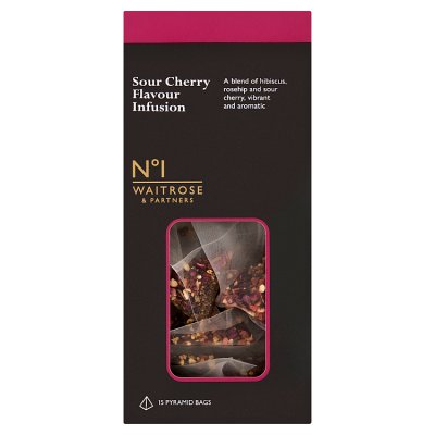 Waitrose No.1 sour cherry infusion tea 37.5g - British product