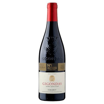 Waitrose No.1 Gigondas red wine 75cl (British brand)
