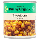 Waitrose Duchy Organic sweetcorn in water 150g - British product