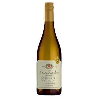 Esprit de Trois Pierres Costieres de Nimes Blanc, imported from the UK