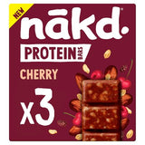 Nakd Protein Cherry Bars 3x45g, imported from the UK