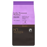 Waitrose No.1 India Monsoon Malabar coffee beans 227g (British brand)