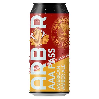 Arbor AAA Pass American amber ale 440ml can, imported from the UK