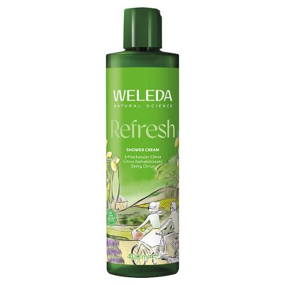 Weleda natural shower cream citrus 400ml, UK version