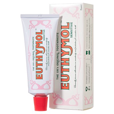 Euthymol sensitive toothpaste 75ml tube, UK version