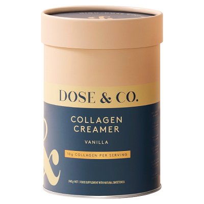 Dose & Co vanilla collagen creamer 340g - British product