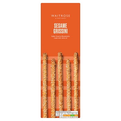 Waitrose sesame seed grissini 125g - British product