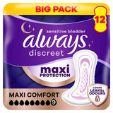 Always Discreet Max Protect 9 drops 12 count, imported from the UK