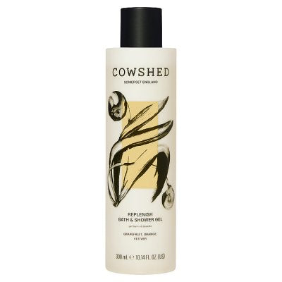 Cowshed Replenish bath and shower gel grapefruit orange vetiver 300ml (British brand)