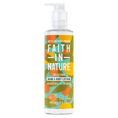 Faith in Nature grapefruit and orange lotion 400ml, UK version