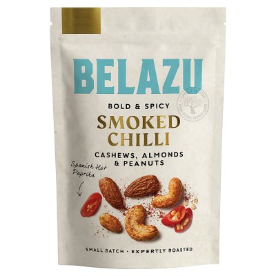 Belazu smoked chilli nut mix 120g, imported from the UK