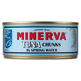 Minerva tuna chunks in spring water 160g, UK version
