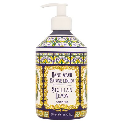 Rudy Sicilian Lemon liquid hand soap 500ml, imported from the UK